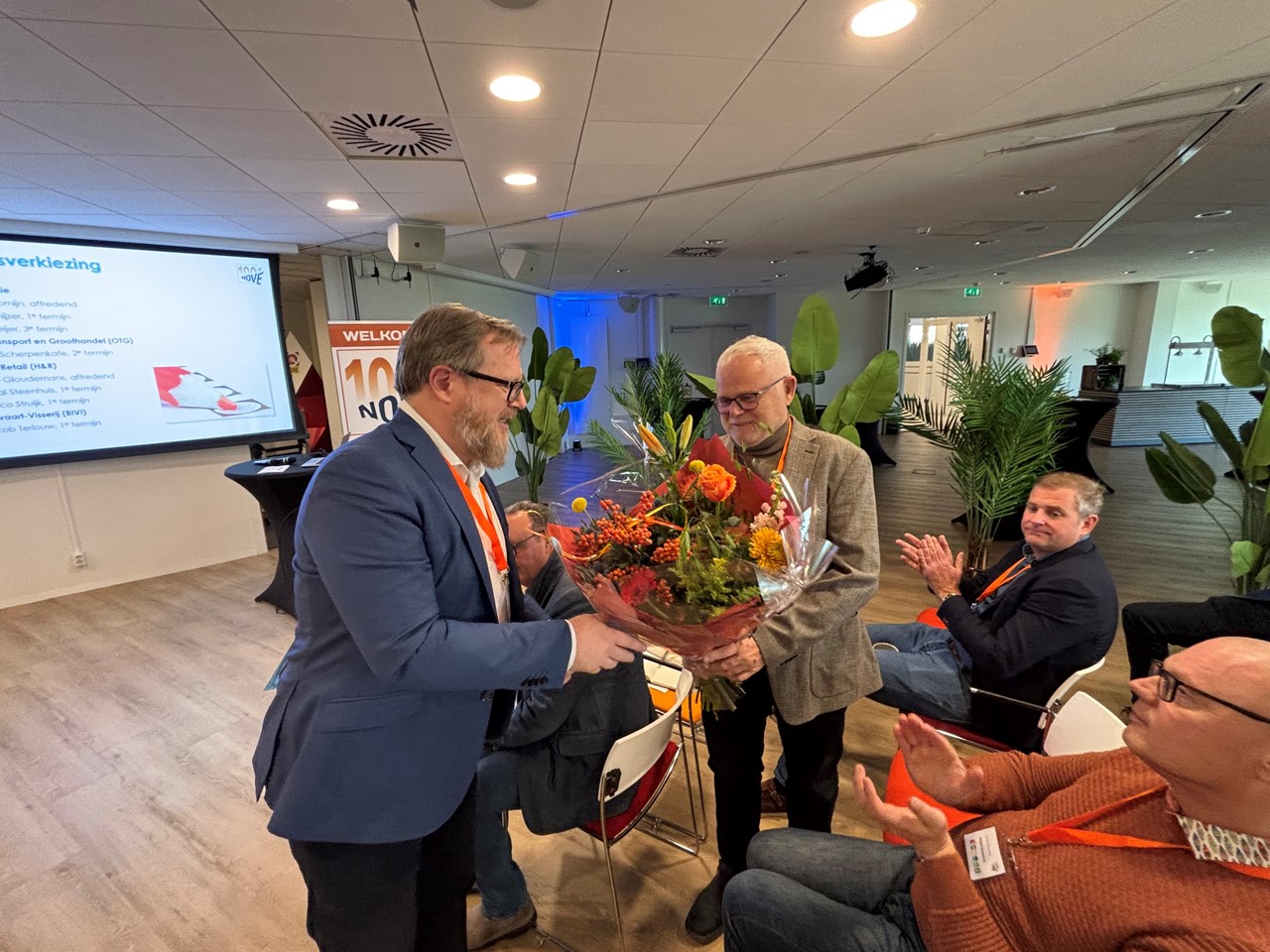 bloemen voor Norbert van Erik